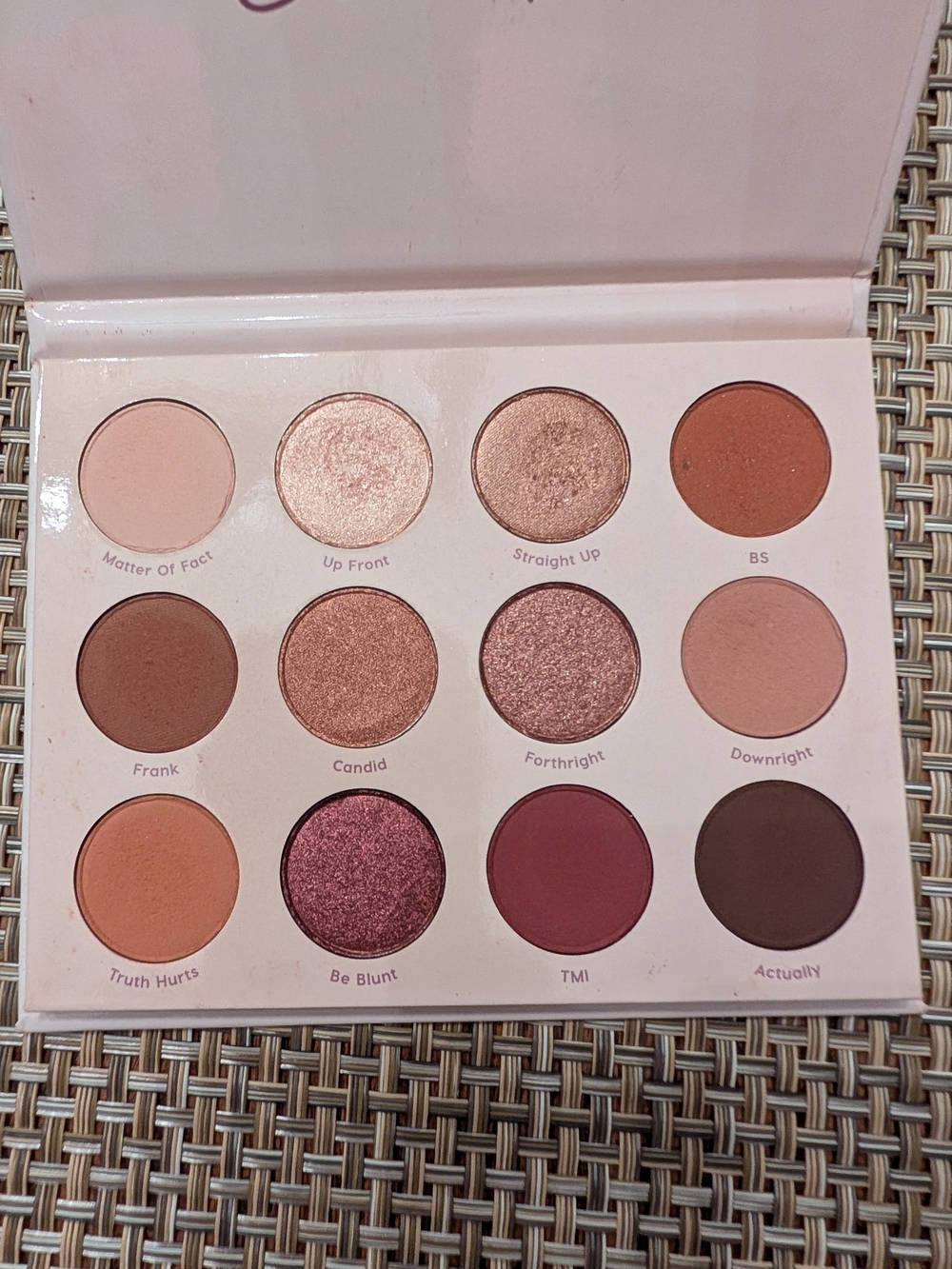 Colourpop Give It To Me Straight Eyeshadow Palette